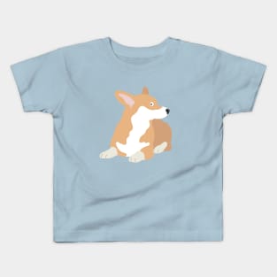 Classic corgi day - keep your curiosity at bay Kids T-Shirt